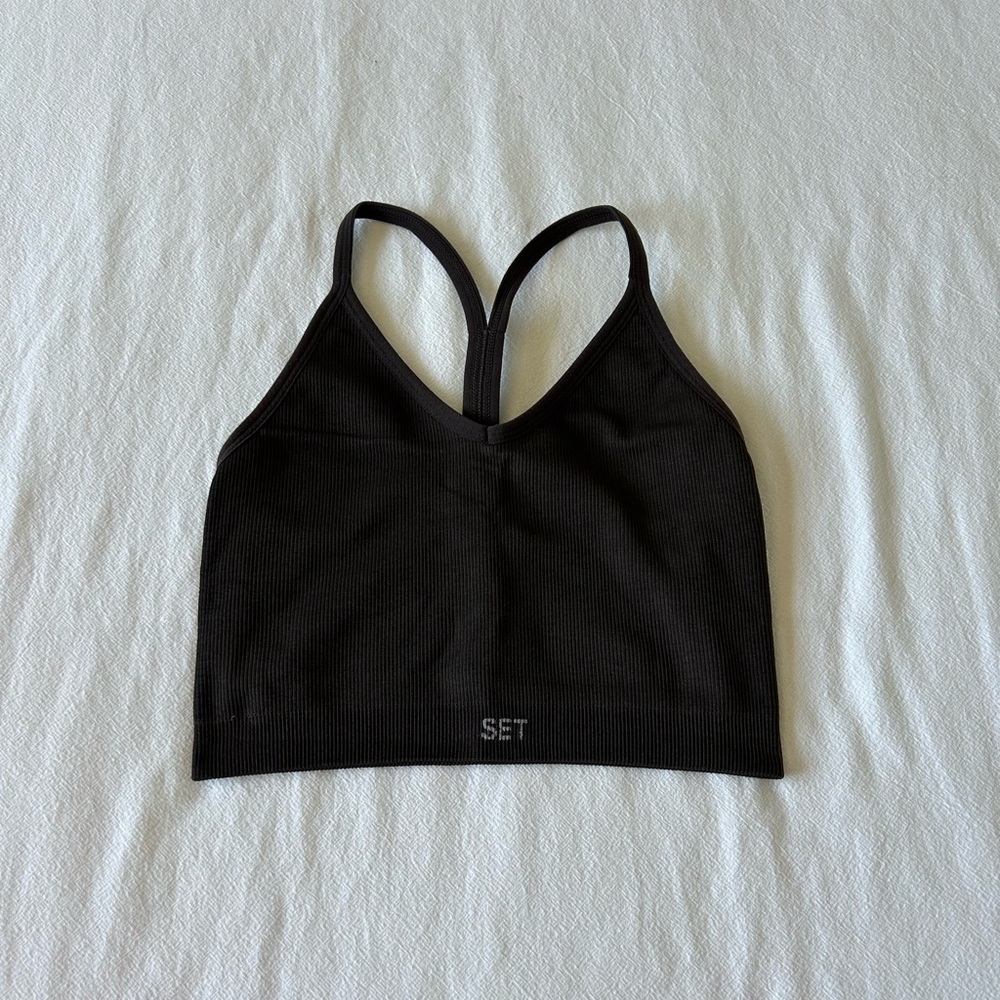 Set Active Sculptflex Ribbed V Bra